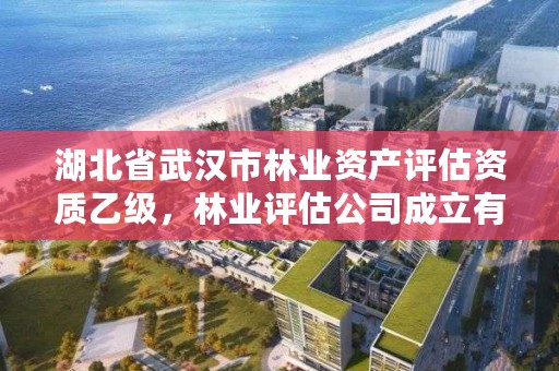 湖北省武汉市林业资产评估资质乙级，林业评估公司成立有条件