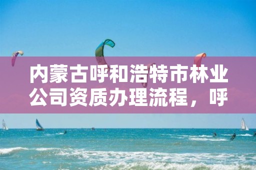 内蒙古呼和浩特市林业公司资质办理流程,呼市林业局招标信息