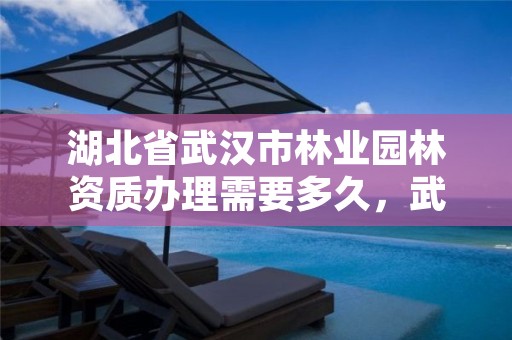 湖北省武汉市林业园林资质办理需要多久，武汉市园林证怎么办