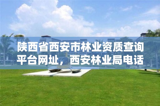 陕西省西安市林业资质查询平台网址,西安林业局电话号码
