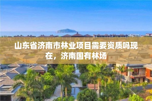 山东省济南市林业项目需要资质吗现在,济南国有林场