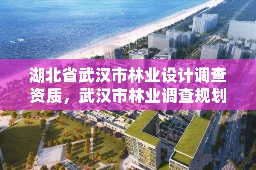 湖北省武汉市林业设计调查资质，武汉市林业调查规划设计院招聘