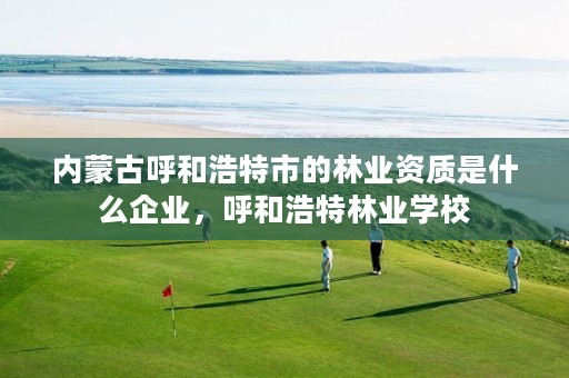 内蒙古呼和浩特市的林业资质是什么企业,呼和浩特林业学校