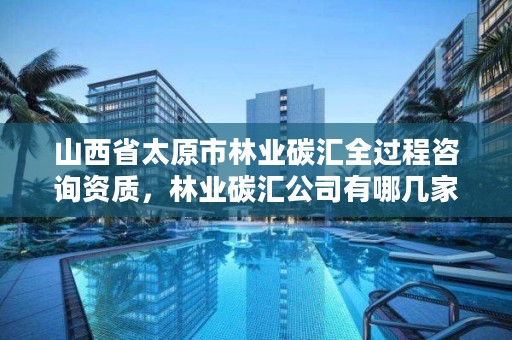 山西省太原市林业碳汇全过程咨询资质,林业碳汇公司有哪几家