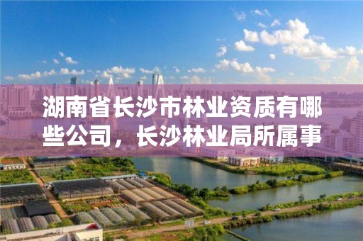 湖南省长沙市林业资质有哪些公司,长沙林业局所属事业单位