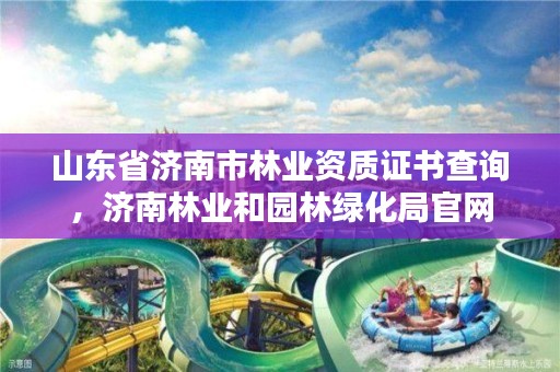 山东省济南市林业资质证书查询,济南林业和园林绿化局官网