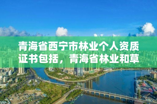 青海省西宁市林业个人资质证书包括,青海省林业和草原项目服务中心