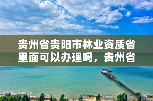 贵州省贵阳市林业资质省里面可以办理吗,贵州省林业管理办法