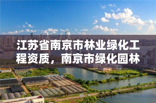 江苏省南京市林业绿化工程资质,南京市绿化园林