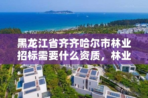 黑龙江省齐齐哈尔市林业招标需要什么资质,林业工程招投标