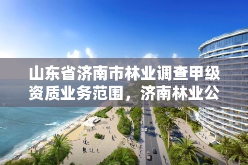 山东省济南市林业调查甲级资质业务范围,济南林业公司