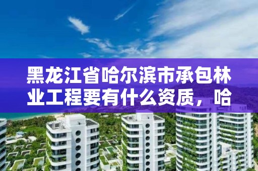 黑龙江省哈尔滨市承包林业工程要有什么资质,哈尔滨周边的林业局