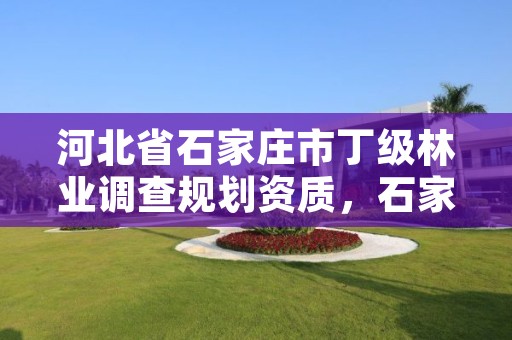 河北省石家庄市丁级林业调查规划资质,石家庄林业局在哪