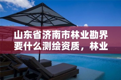 山东省济南市林业勘界要什么测绘资质,林业测绘公司
