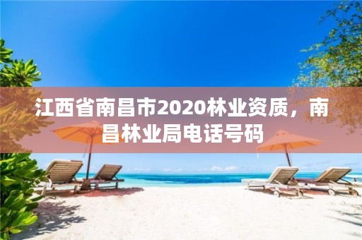 江西省南昌市2020林业资质,南昌林业局电话号码