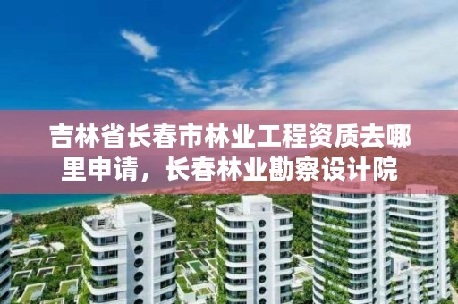 吉林省长春市林业工程资质去哪里申请，长春林业勘察设计院