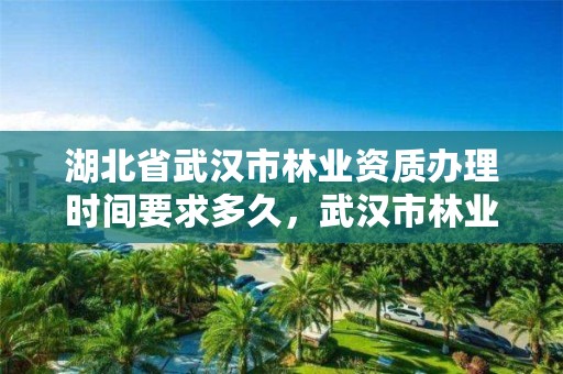 湖北省武汉市林业资质办理时间要求多久,武汉市林业发展有限责任公司