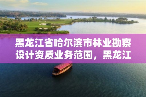 黑龙江省哈尔滨市林业勘察设计资质业务范围,黑龙江省林业设计研究院改制方案