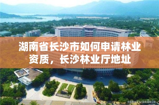 湖南省长沙市如何申请林业资质，长沙林业厅地址