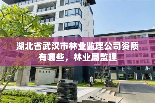 湖北省武汉市林业监理公司资质有哪些，林业局监理
