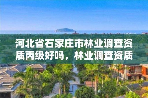 河北省石家庄市林业调查资质丙级好吗,林业调查资质办理
