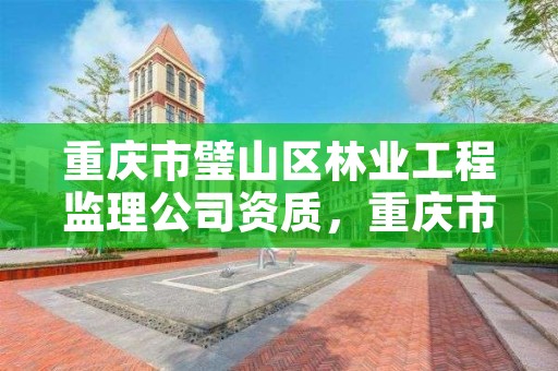 重庆市璧山区林业工程监理公司资质,重庆市璧山区林业工程监理公司资质证书查询