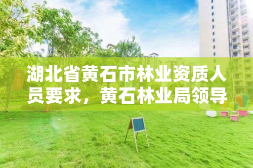 湖北省黄石市林业资质人员要求，黄石林业局领导名单