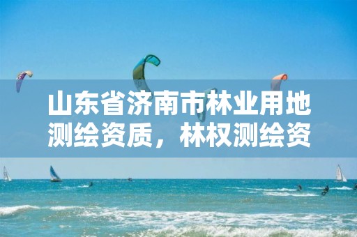 山东省济南市林业用地测绘资质,林权测绘资质