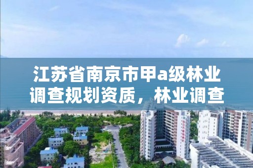 江苏省南京市甲a级林业调查规划资质,林业调查规划资质丙级和乙级的区别