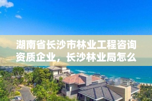 湖南省长沙市林业工程咨询资质企业，长沙林业局怎么样
