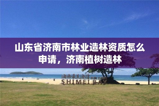山东省济南市林业造林资质怎么申请,济南植树造林