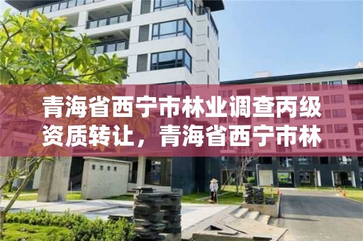 青海省西宁市林业调查丙级资质转让,青海省西宁市林业调查丙级资质转让公告