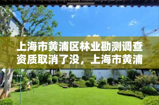 上海市黄浦区林业勘测调查资质取消了没,上海市黄浦区林业勘测调查资质取消了没