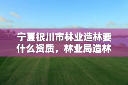 宁夏银川市林业造林要什么资质,林业局造林