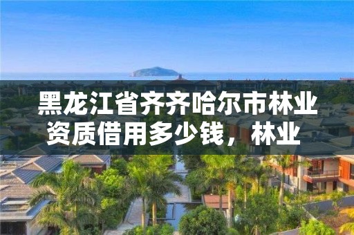 黑龙江省齐齐哈尔市林业资质借用多少钱,林业 资质