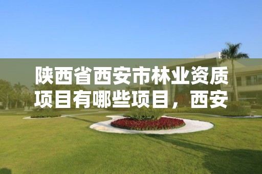 陕西省西安市林业资质项目有哪些项目,西安林业局电话号码