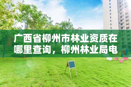 广西省柳州市林业资质在哪里查询,柳州林业局电话