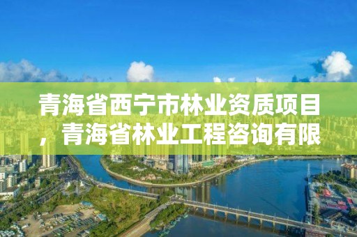 青海省西宁市林业资质项目,青海省林业工程咨询有限公司