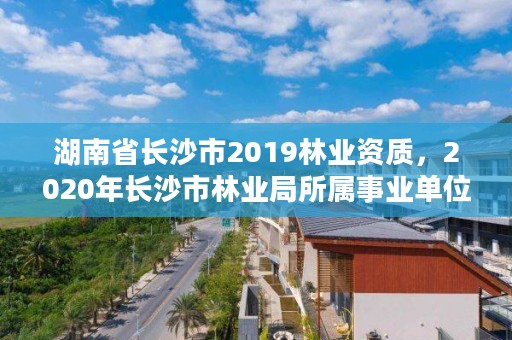 湖南省长沙市2019林业资质，2020年长沙市林业局所属事业单位招聘公告