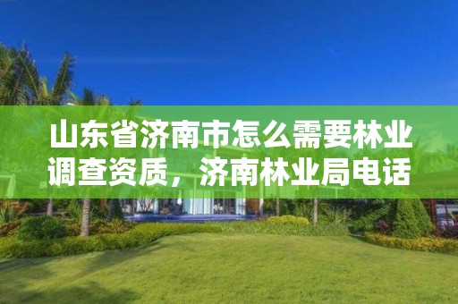山东省济南市怎么需要林业调查资质,济南林业局电话