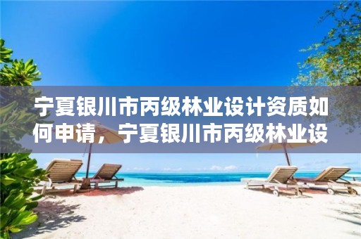 宁夏银川市丙级林业设计资质如何申请,宁夏银川市丙级林业设计资质如何申请的