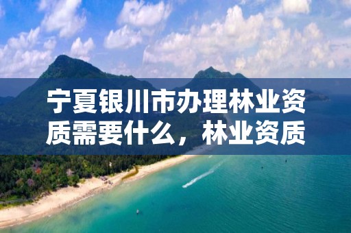 宁夏银川市办理林业资质需要什么,林业资质要求