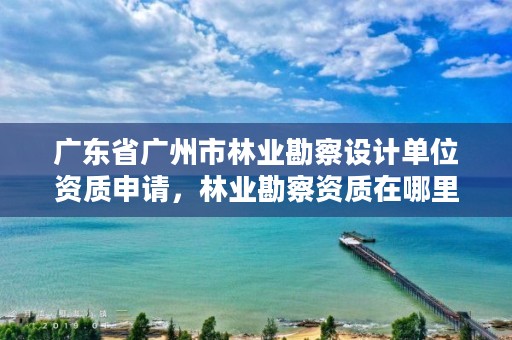 广东省广州市林业勘察设计单位资质申请，林业勘察资质在哪里申请