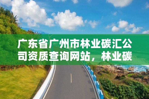 广东省广州市林业碳汇公司资质查询网站,林业碳汇整合碳资管上市公司