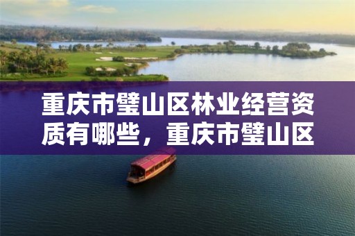 重庆市璧山区林业经营资质有哪些,重庆市璧山区林业经营资质有哪些企业