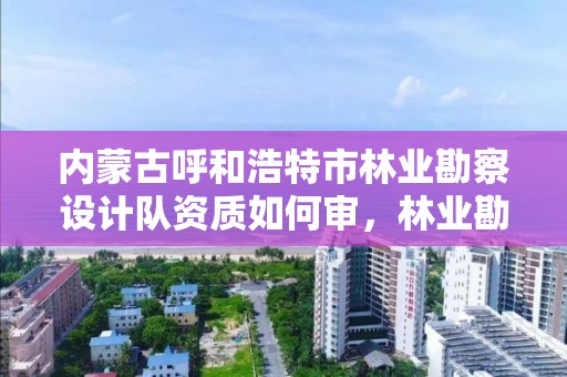 内蒙古呼和浩特市林业勘察设计队资质如何审,林业勘察规划设计资质