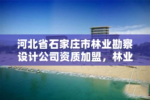河北省石家庄市林业勘察设计公司资质加盟,林业勘察设计资质业务范围