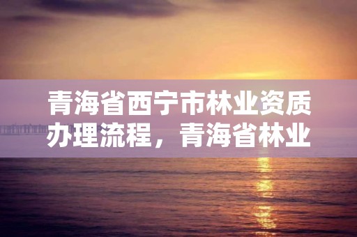 青海省西宁市林业资质办理流程,青海省林业工程咨询有限公司