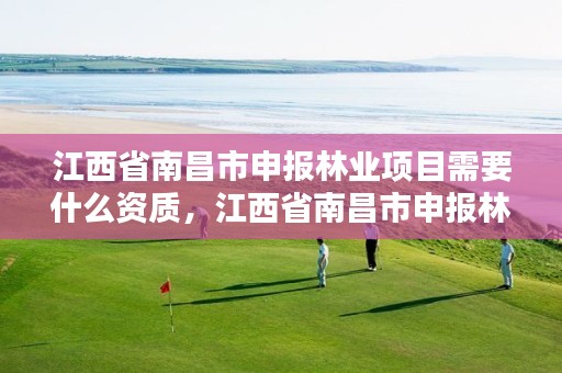 江西省南昌市申报林业项目需要什么资质,江西省南昌市申报林业项目需要什么资质