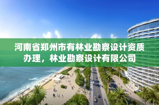 河南省郑州市有林业勘察设计资质办理,林业勘察设计有限公司